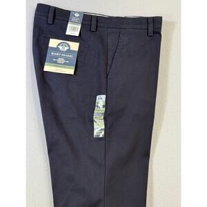 Dockers Men's Easy Straight Fit Khaki Stretch Pants Navy 36x29 $80